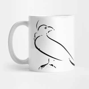 A stylised raven Mug